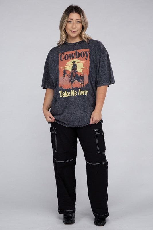 Cowboy Take Me Away Graphic Top