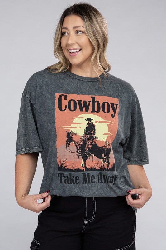 Cowboy Take Me Away Graphic Top