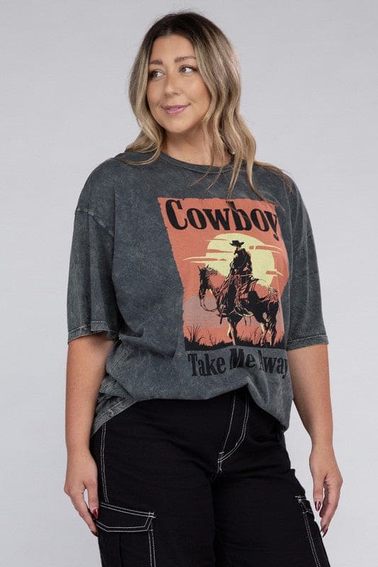 Cowboy Take Me Away Graphic Top