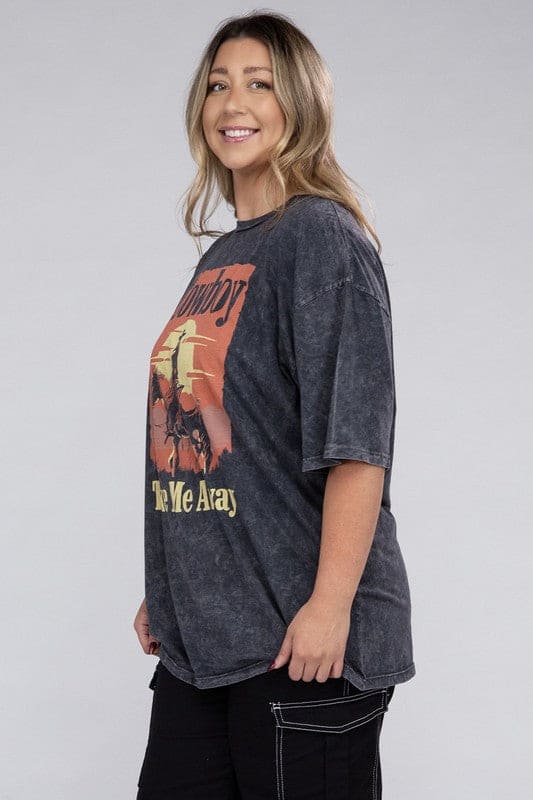 Cowboy Take Me Away Graphic Top