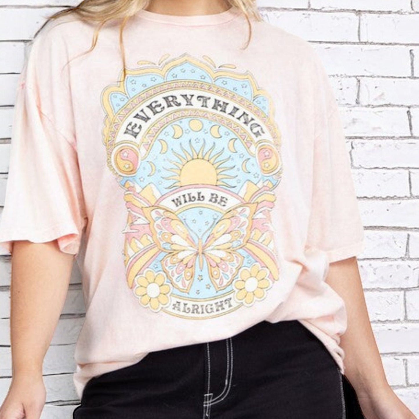 Plus Everything Will Be Alright Graphic Top