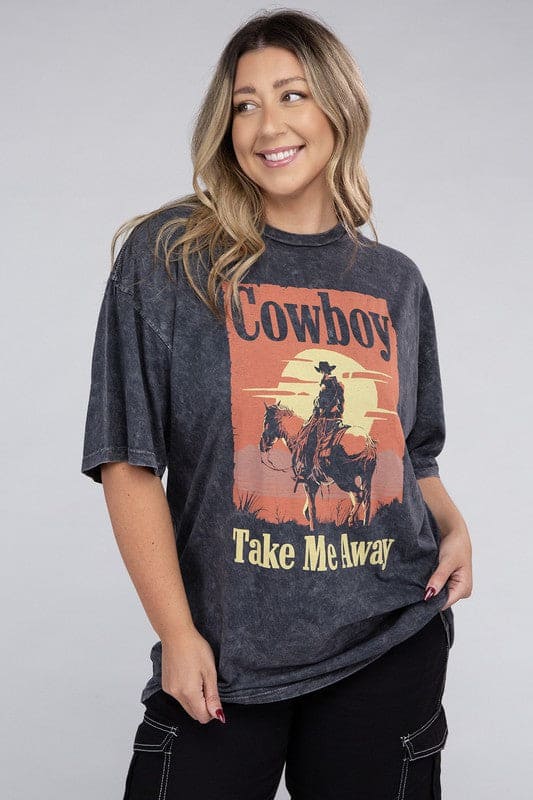 Cowboy Take Me Away Graphic Top